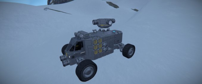 Blueprint Ore ditector car Space Engineers mod