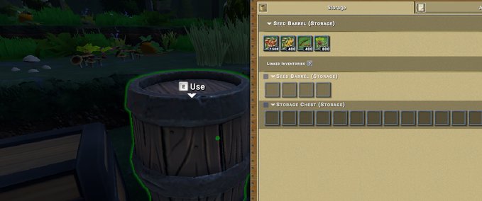 Item Seed Barrel ECO mod
