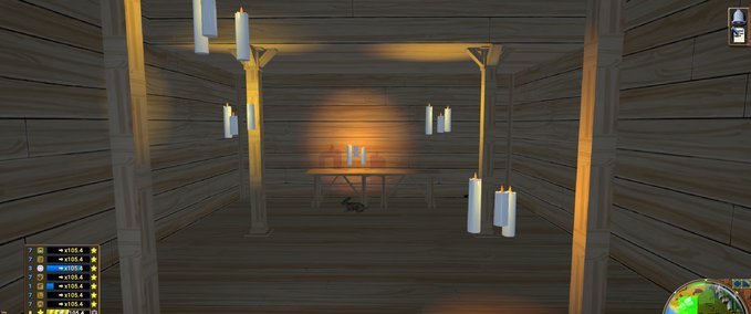 Object Animated Floating Candles ECO mod