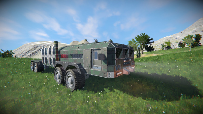 Space Engineers: Flatbed MR-12 v 1.0 Blueprint, Rover, Small_Grid, Safe ...