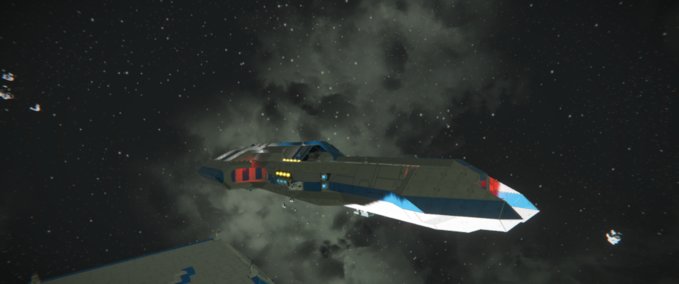 Blueprint HMS ATHENS FRIGATE Space Engineers mod