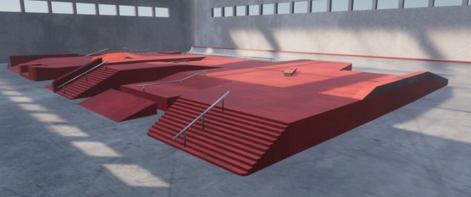 Map The Next Level Skatepark Skater XL mod