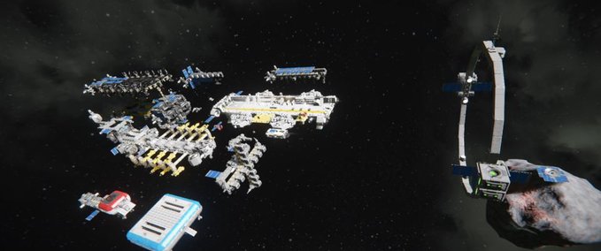 World The Helping Hands Fleet Space Engineers mod