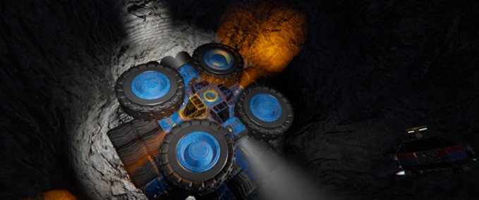Blueprint grounder dig machine v1 Space Engineers mod