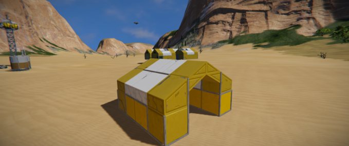 Blueprint Estructura grande 7034 Space Engineers mod