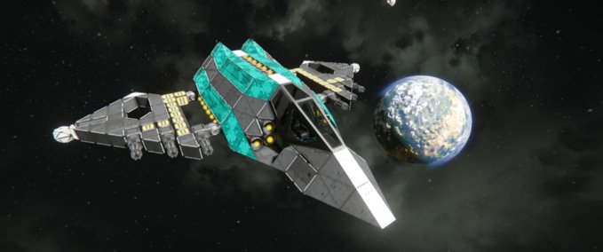 Blueprint NKE TE-393 Space Engineers mod