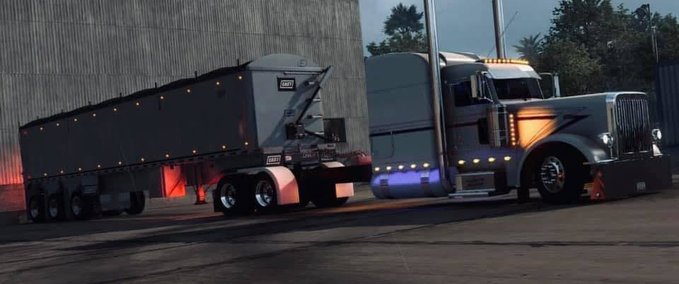Trailer [ATS] MAC Frameless PaveTrain LLC Dump (1.38.x) American Truck Simulator mod