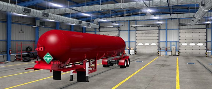 Trailer [ATS] Broketrain LLC LPG Tanker (1.38.x) American Truck Simulator mod