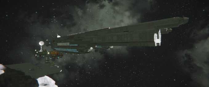 Blueprint CBB-37 THE OKLAHOMA Space Engineers mod