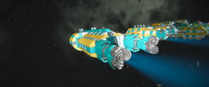 Blueprint Mining Ship - GSE Space Engineers mod