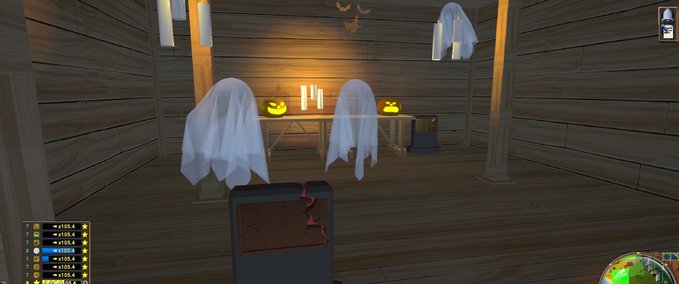Object Animated Ghosts with Cracked Tombstone ECO mod