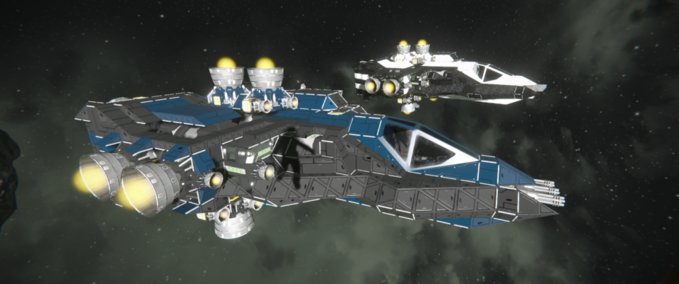 Blueprint A Fighter (DrSaikohh) Space Engineers mod