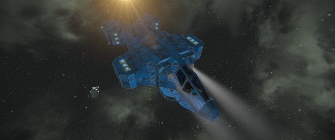 Blueprint Tyring Gunship Ion Space Engineers mod