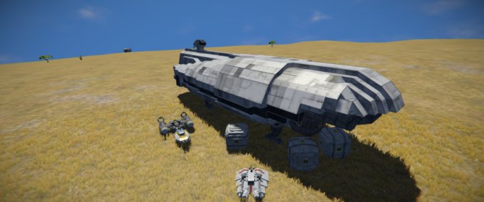 Blueprint Star Wars GR75 Rebel Transport Space Engineers mod