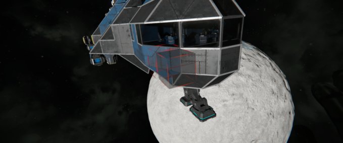Blueprint TRG SYD Gremlin Light Freighter Space Engineers mod