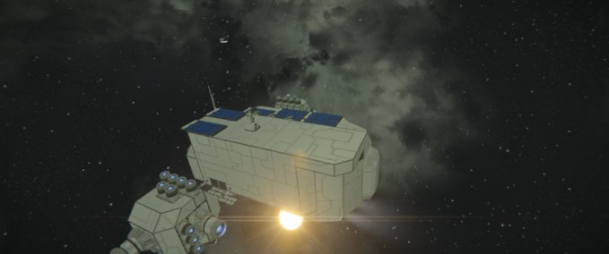 Space Engineers: Space Hauler v 1.0 Blueprint, Ship, Large_Grid, Safe ...