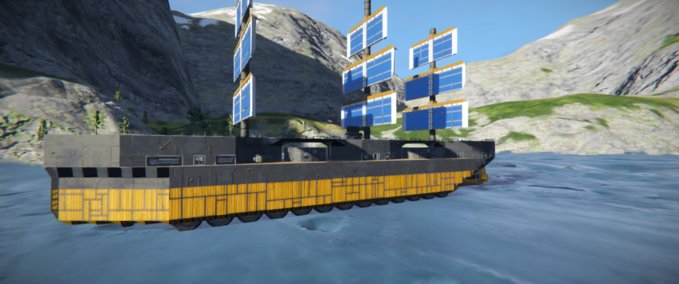 Blueprint Old Ironclad Space Engineers mod