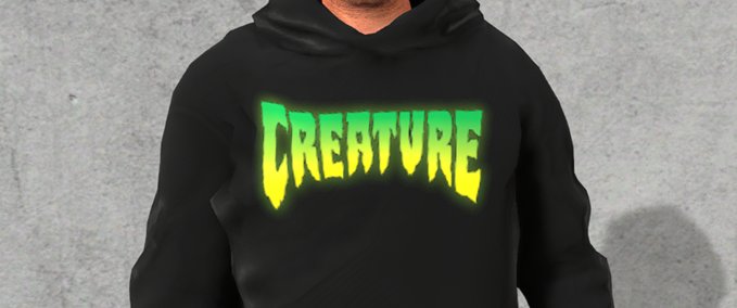 Real Brand Creature Hoodie Skater XL mod