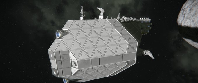 Blueprint I.X Logan Light destroyer class Space Engineers mod
