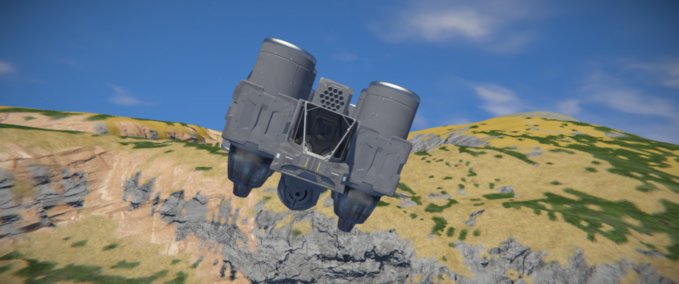Blueprint Fleet air attack vehicle Space Engineers mod