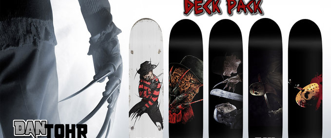 Gear Freedy vs Jason Deck pack Skater XL mod