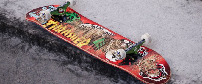 Real Brand CUSTOM STICKER BOMB DECK Skater XL mod