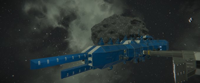 Blueprint Long lance corvette 2-2 Space Engineers mod