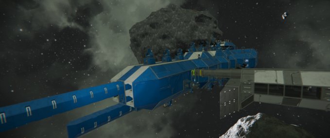 Blueprint Long lance corvette mk 2-2 Space Engineers mod