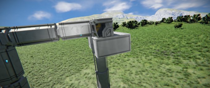 Blueprint Drilling Crane Space Engineers mod