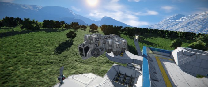 Blueprint Large Hauler Space Engineers mod