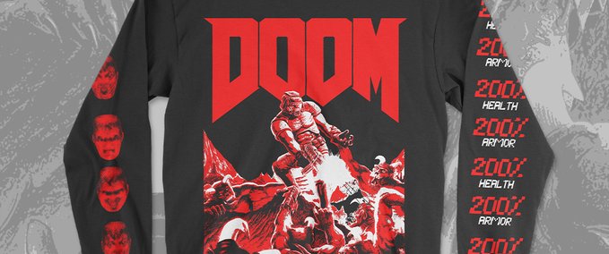 Gear DOOM/ MANHUNT Final Boss Tshirts Skater XL mod