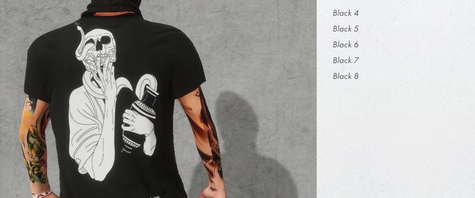 Uncategorized UnFaced T-Shirt Skull Pack Skater XL mod