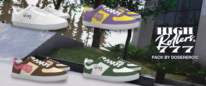 Gear Highrollers777 Sneaker Trio Pack Skater XL mod