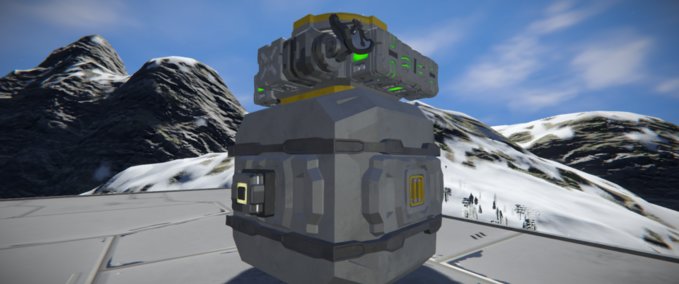 Blueprint Squid Carrier Transport Crate Space Engineers mod