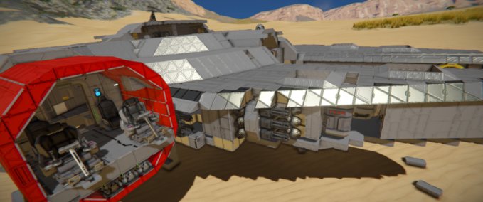 Blueprint Falcon frame Space Engineers mod