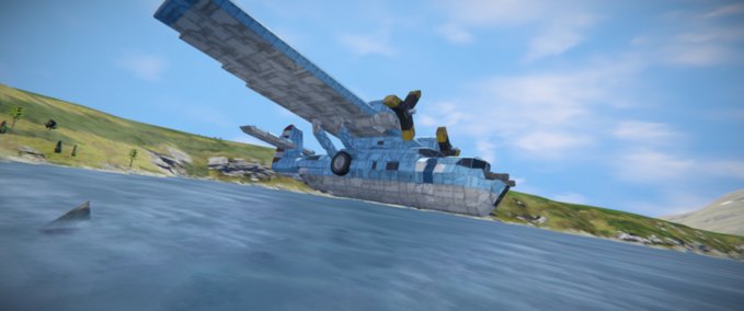 Blueprint PBY catalina Space Engineers mod