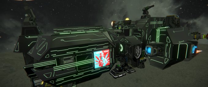 Blueprint Modified Neon TT-420 Space Engineers mod