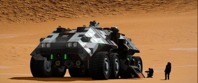 Blueprint MR-2, Long Range Planetary Exploration Rover Space Engineers mod