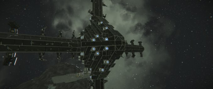 Blueprint Proto Destroyer Etoile Filante FIXED Space Engineers mod