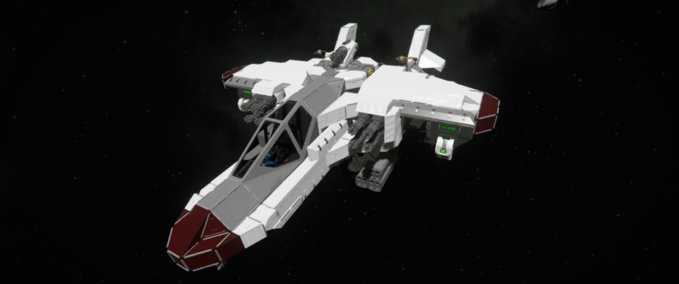 Blueprint K-52 Stallion Gunship Space Engineers mod