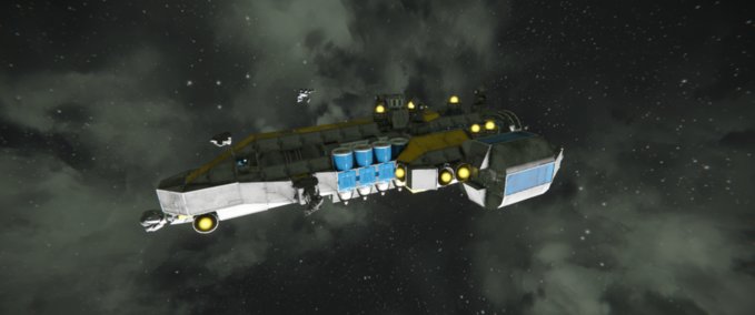 Blueprint Ghost Class Scoutship Space Engineers mod