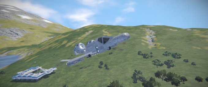 Blueprint A-10 warthog Space Engineers mod