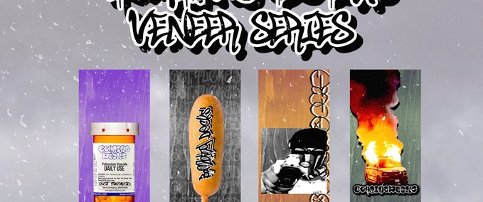 Gear Bombing Decks- Veneer Pack Skater XL mod