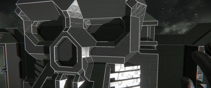 Blueprint Ship skull Space Engineers mod