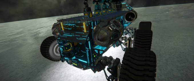 Blueprint Large Mobile WorkshopMk3 Space Engineers mod