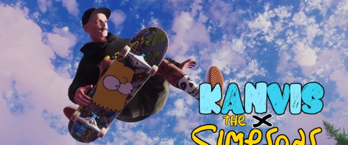 Gear Kanvis x The Simpsons Gear Drop Skater XL mod