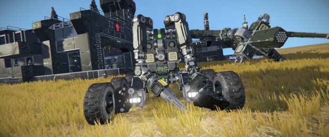 Blueprint Cluster Rover Space Engineers mod