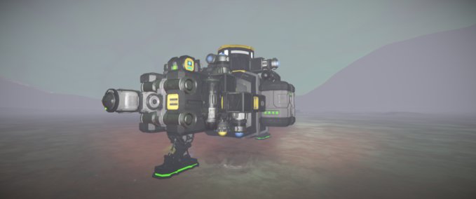 Blueprint Clusterian Surface-To-Station Carrier Space Engineers mod