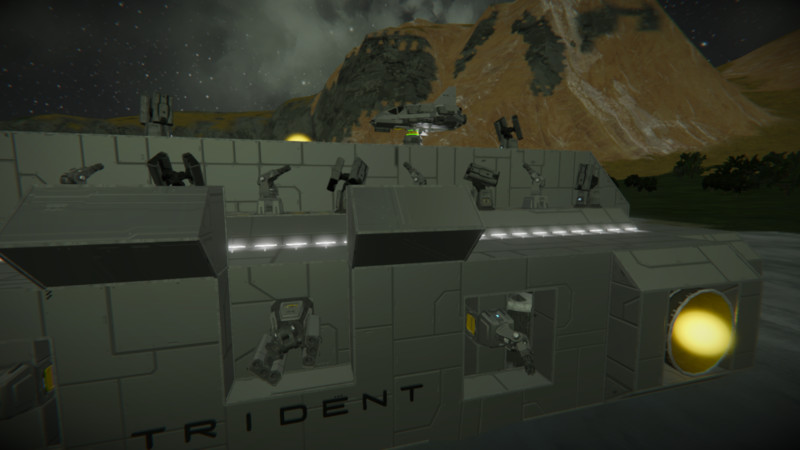 Space Engineers: Trident Mk  2 With Prong V 1.0 Blueprint, Ship, Large 