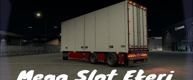 Trailer TANDEM EKERI MEGA SLOT MOD 1.38 - 1.39 Eurotruck Simulator mod